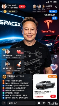 怎么用AI零成本做直播带货视觉概念图？拆解一段直接生成带全套交互界面的直播间高保真UI提示词