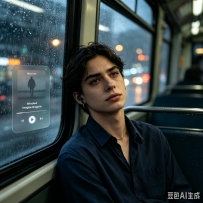 都保持一套都市情绪摄影风格AI提示词，生成风格图片