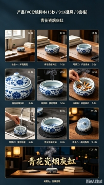 如果你还在愁怎么给老板做产品视觉提案，建议直接套用这段自带时间轴的分镜提示词